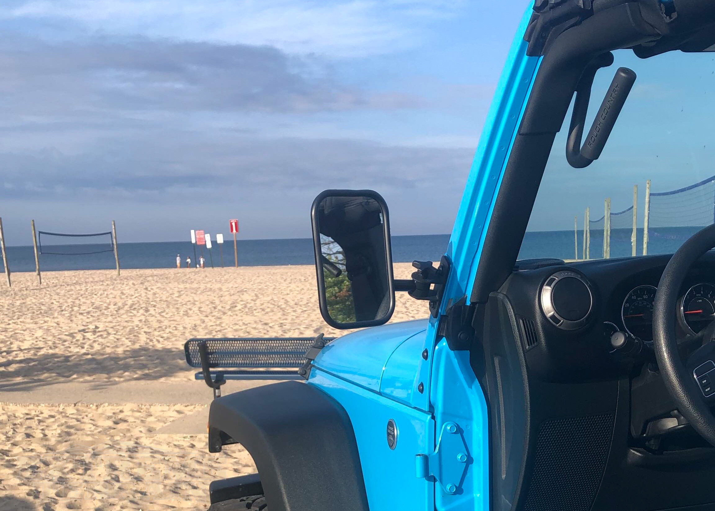 2017 Door-less Wrangler with Rugged Ridge Side Mirrors