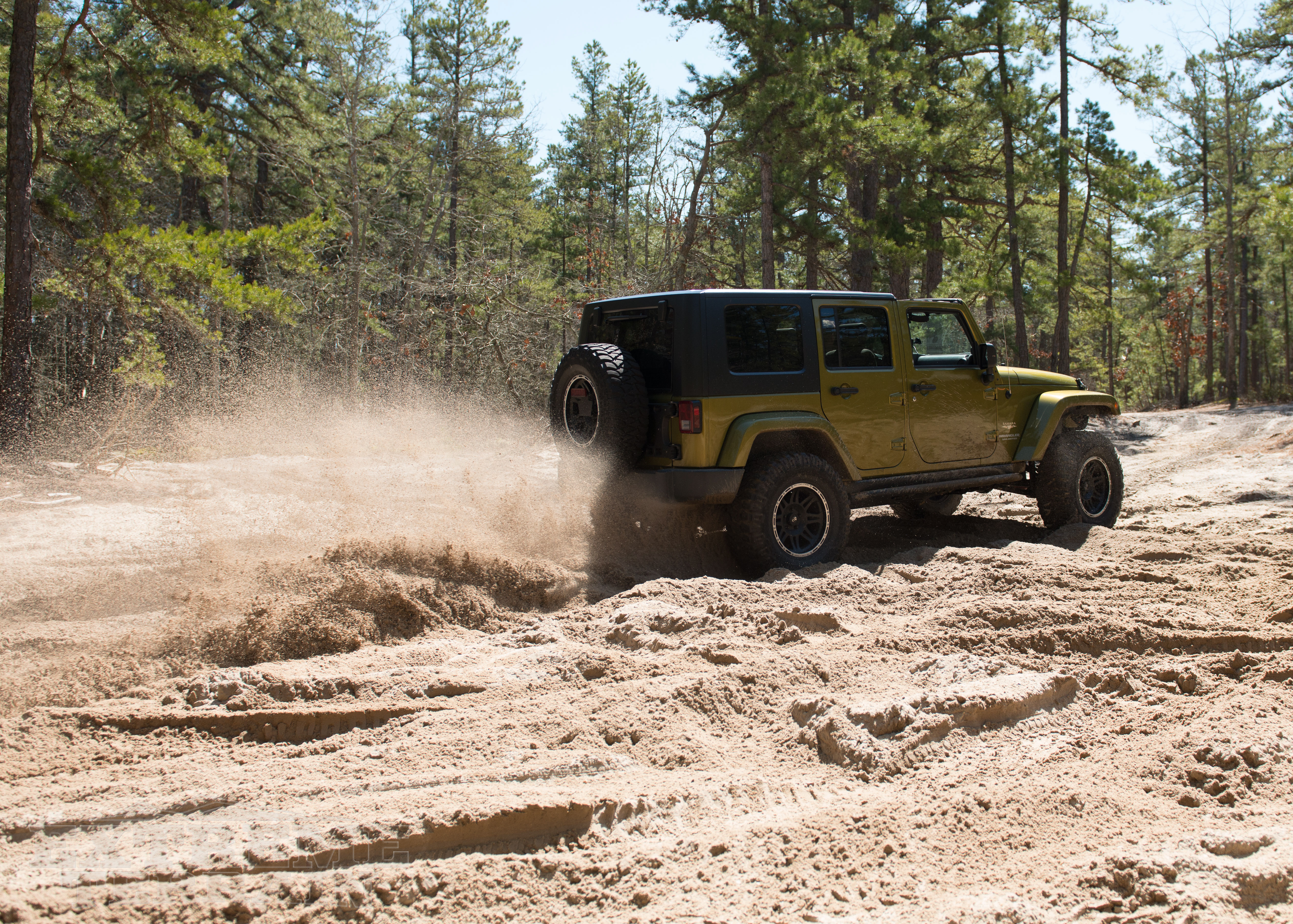 JK Wrangler Creating a Rooster Tail