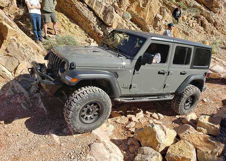 2018 JLU Wrangler with Mopar's 2-Inch Lift Kit and 35-Inch Tires