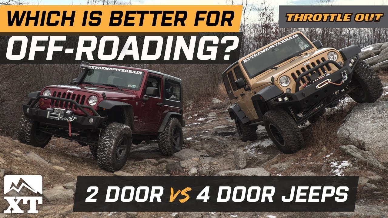 Jeep Wrangler JK 2 door vs 4 door Off-Road Comparison - How To Choose The Right Jeep For Off-Roading