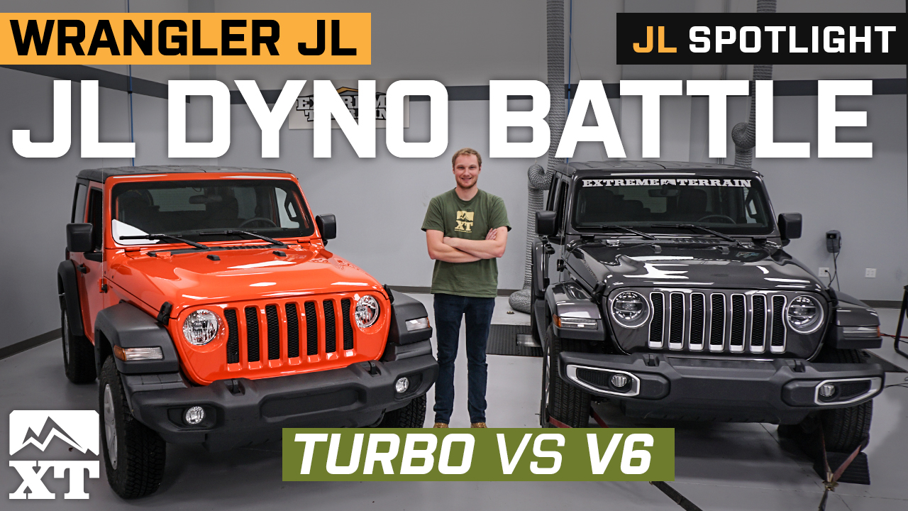 Dyno Battle Jeep JL Turbo vs V6 | Which JL Makes More Power?