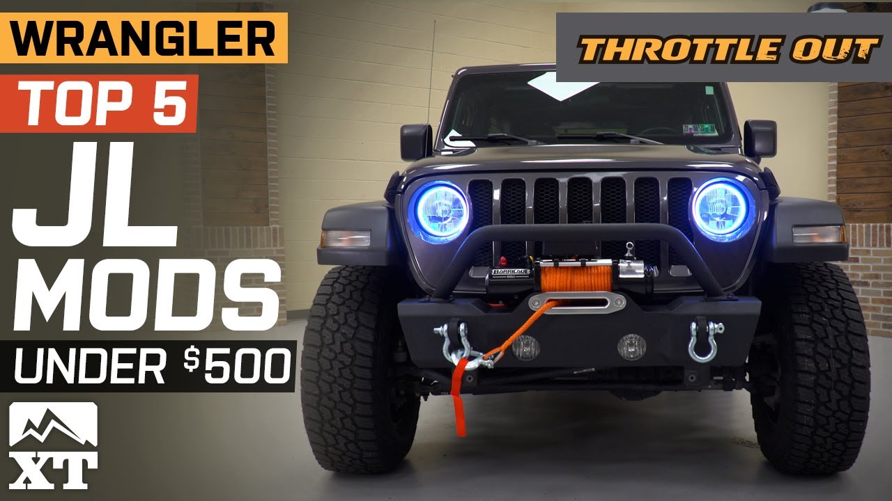 The 5 Best Jeep Wrangler JL Parts Under $500 - Throttle Out