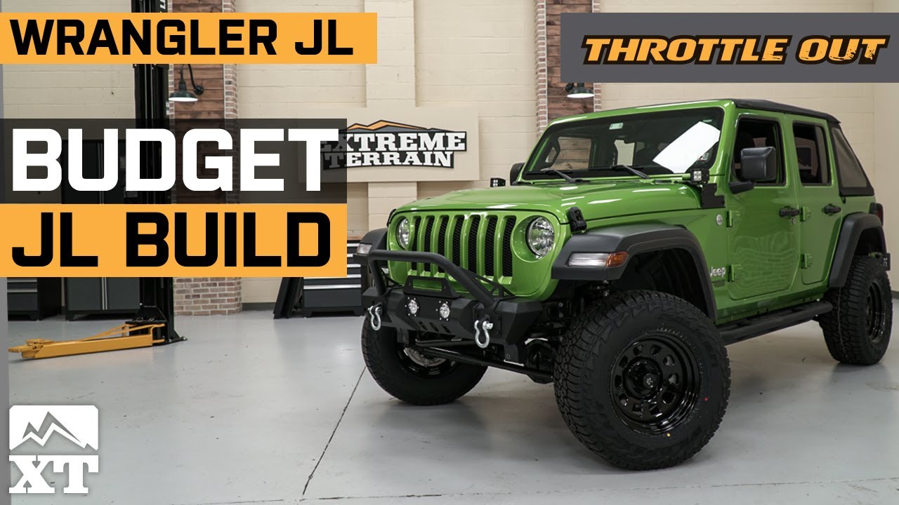 Lifted Jeep Wrangler JL Budget Build | Daily Driven Jeep Wrangler JL Build - Throttle Out