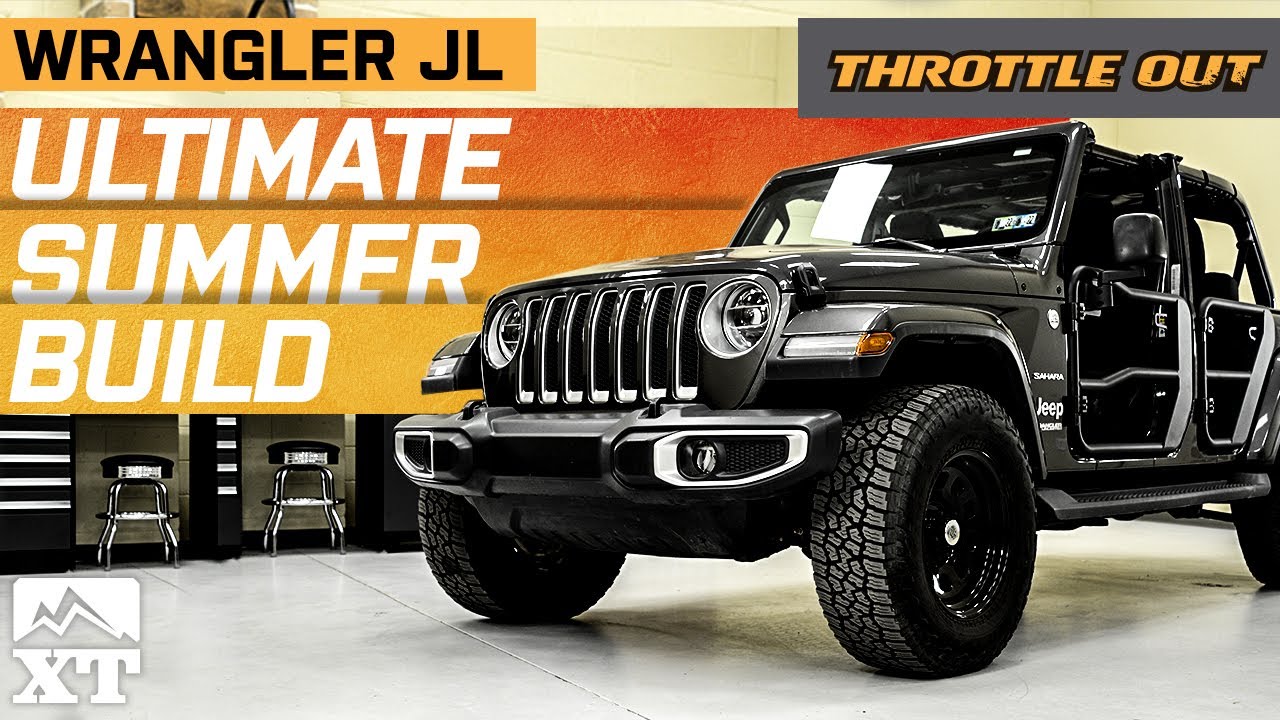 JL Wrangler Summer Build – Rugged Ridge Tube Doors, Mesh Top & More! - Throttle Out